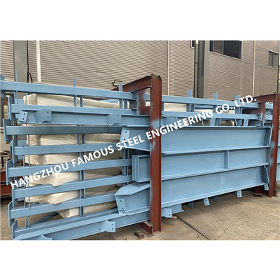 Q355b Galvanized Steel Truss Structure Fabrication USA UK Standard