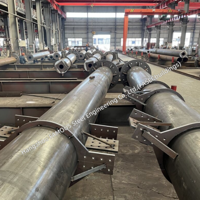 Structural Tubular Steel Columns Fabricated to GB and AS4100 Standards
