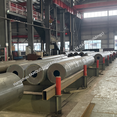 Structural Tubular Steel Columns Fabricated to GB and AS4100 Standards