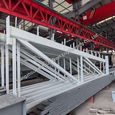 AISC 360 Certified Prefab Box Section Portal Frame Rafter for Industrial Steel Workshop