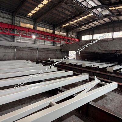 Custom Fabricated Steel Truss Structure for Industrial Buildings & Bridges