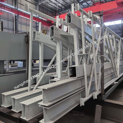 Custom Fabricated Steel Truss Structure for Industrial Buildings & Bridges